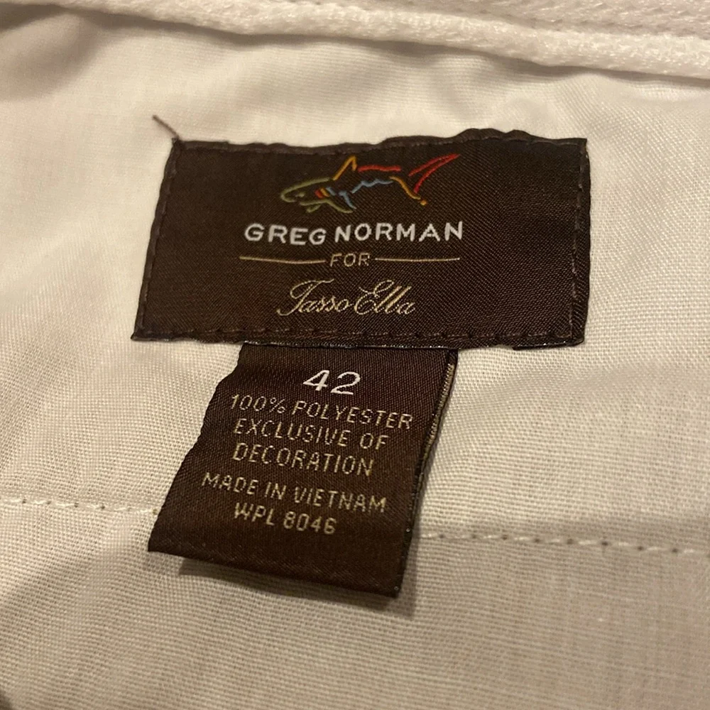 GREG NORMAN For Tasso Ella Size 42 NWT Golf Shorts - Picture 3 of 9